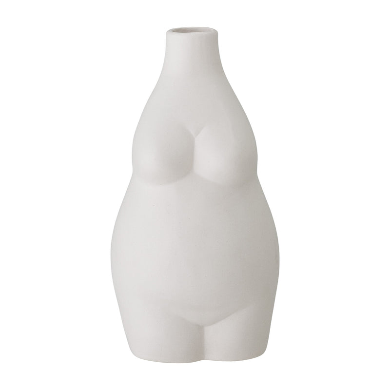 Elora Vase | Stoneware | White
