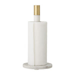 Emira Kitchen Paper Stand | Marble | White