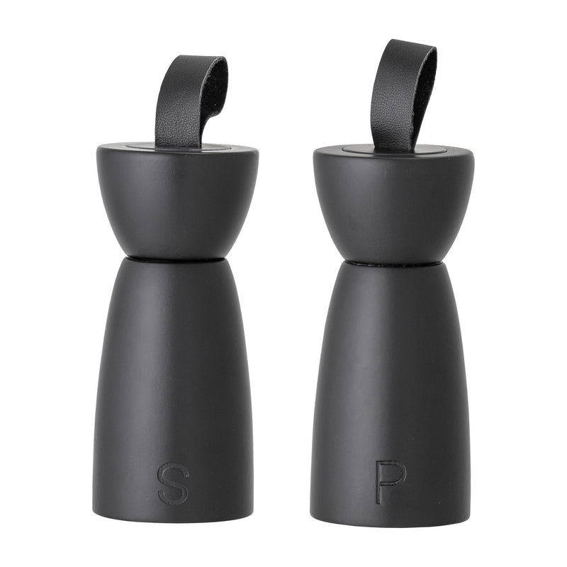 Hanif Salt & Pepper Mill | Rubberwood | Black