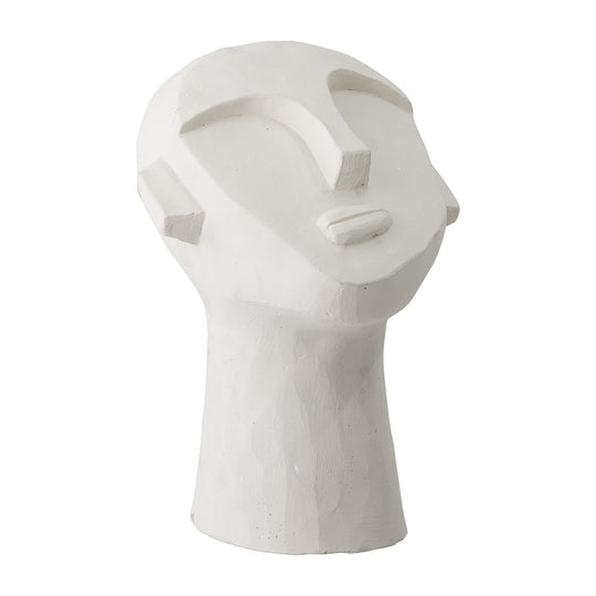 Indo Deco Ornament | Cement | White