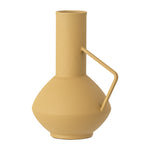 Irine Vase | Metal | Mustard Yellow
