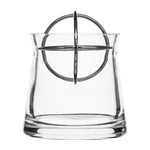 Sphere Vase with Stainless Steel Ball | Small