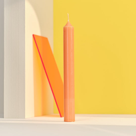 Straight Dinner Candle | Orange | 22cm