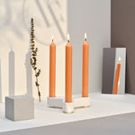 Straight Dinner Candle | Orange | 20cm