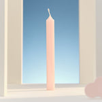 Straight Dinner Candle | Pastel Pink | 20cm