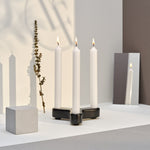 Straight Dinner Candle | White | 20cm