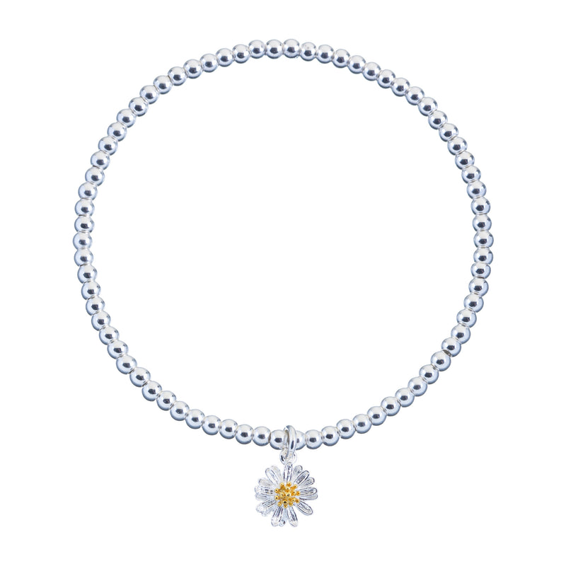 Sienna Wildflower Bracelet | Wildflower | Silver Plated
