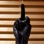 F*ck Hand Gesture Candle | Black