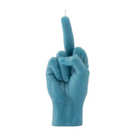 F*ck Hand Gesture Candle | Blue