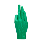 OK Hand Gesture Candle | Green