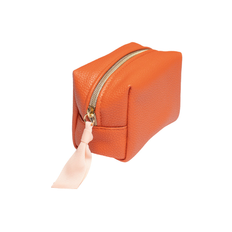 Mini Cube Cosmetic Bag | Orange
