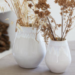 Brisa Salt Oval Vase | 20cm