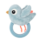 Birdee Sensory Rattle with Teether | Blue