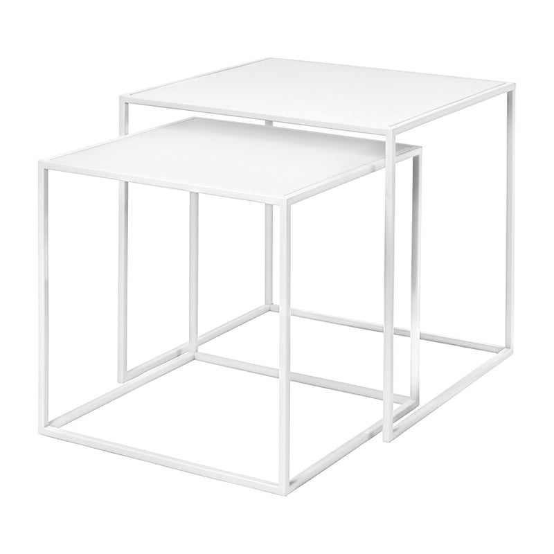 Fera Table Set | White | Set of 2