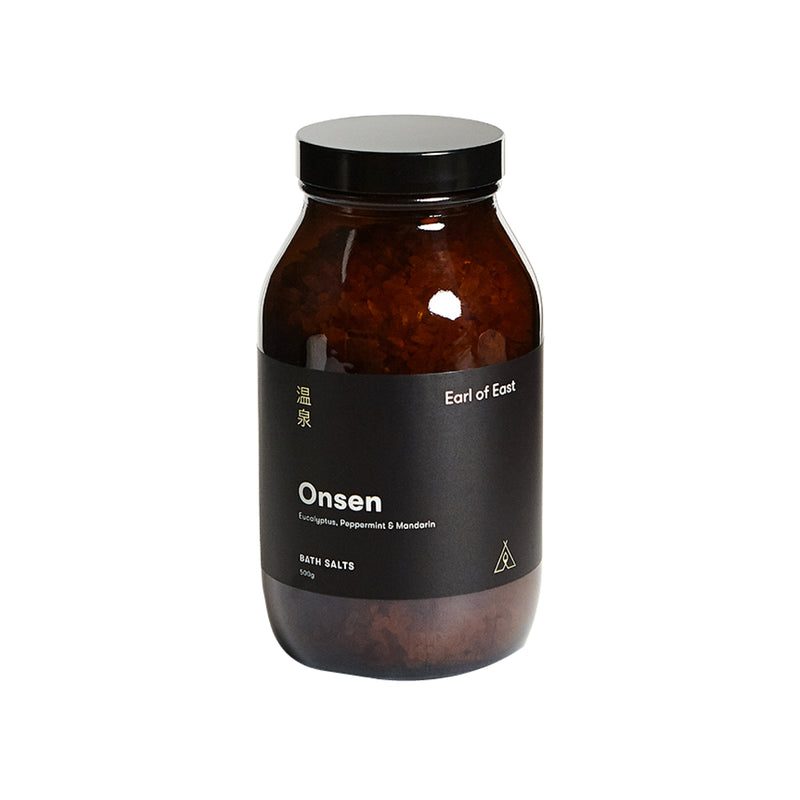 Onsen Bath Salts | Mandarin, Peppermint, Eucalyptus | 500ml