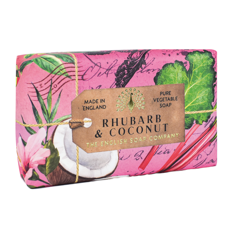 Rhubarb & Coconut Soap Bar | Anniversary Collection | 190g