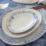 Brisa Ria Blue Oval Platter | 41cm