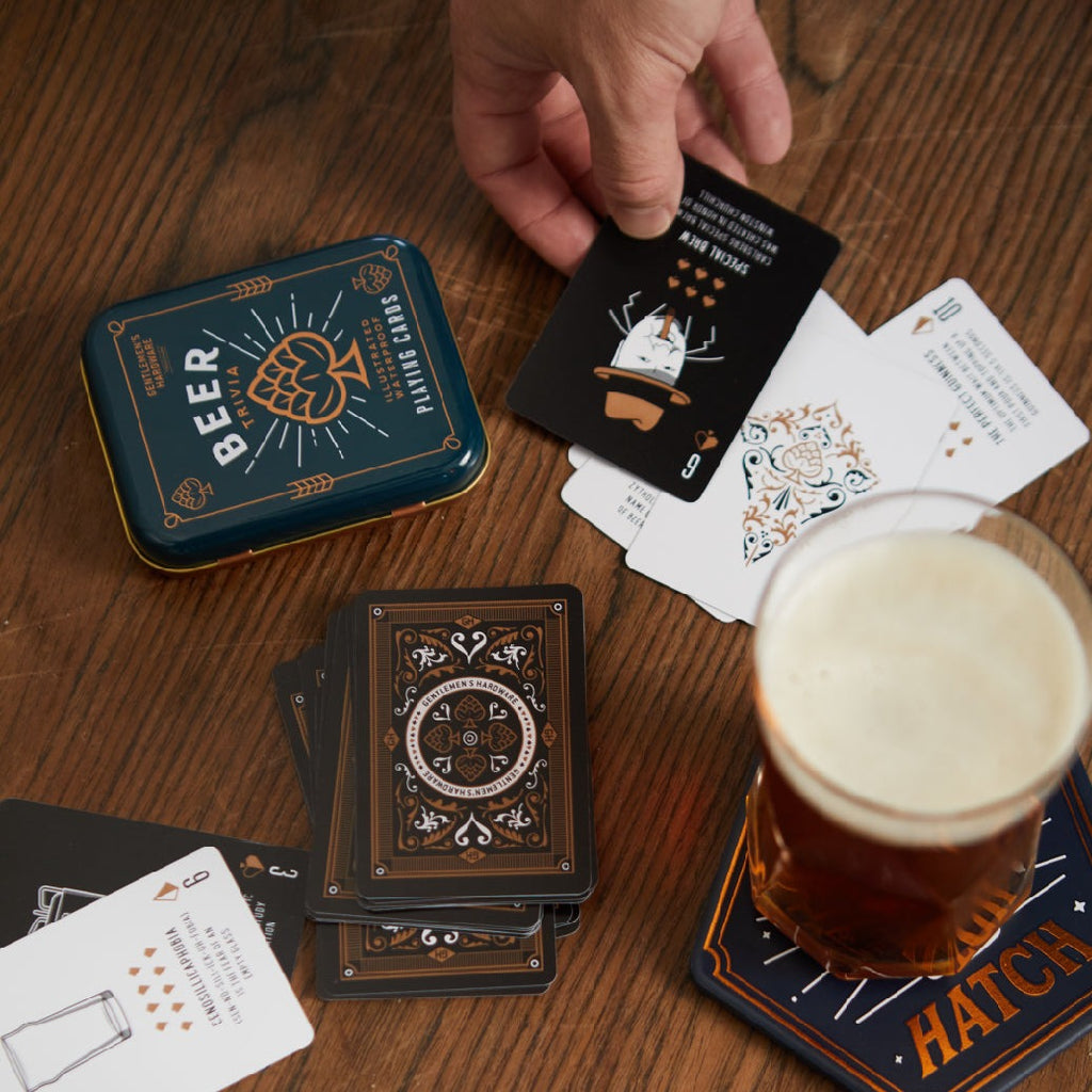 Buy Gentlemen's Hardware Beer Trivia Playing Cards | About Living
