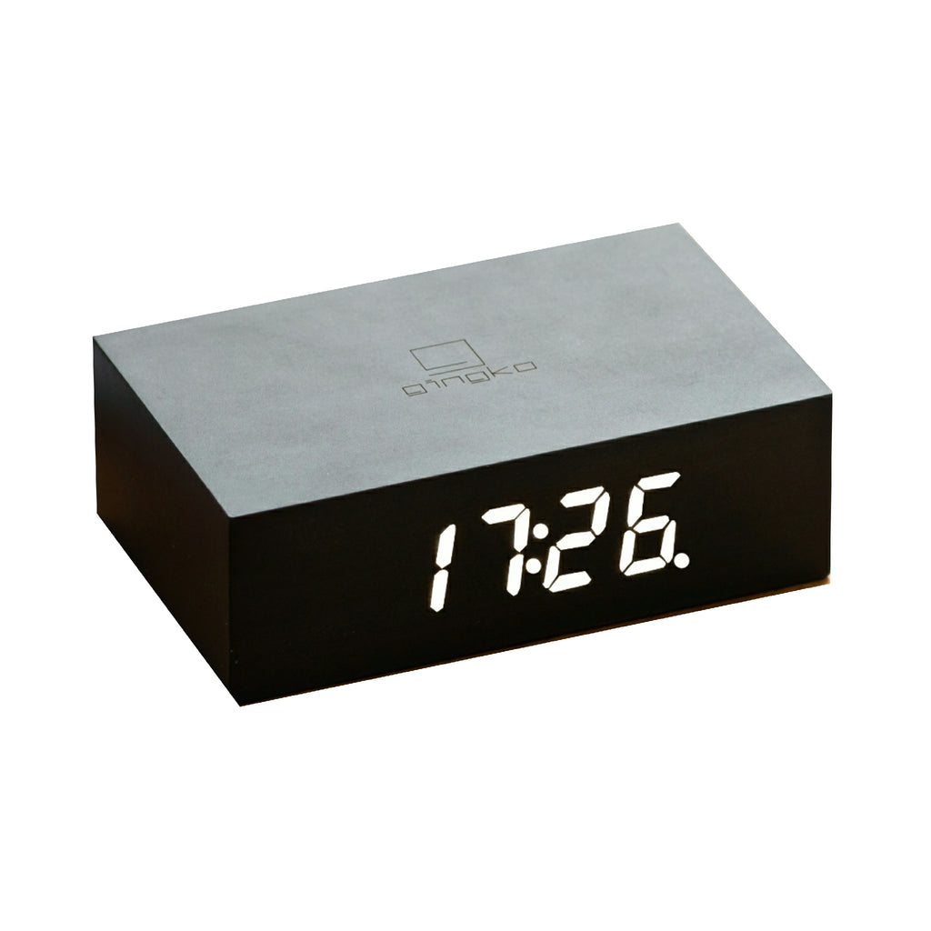 Flip. Click Buy Gingko Black Flip Click Alarm Clock | About Living