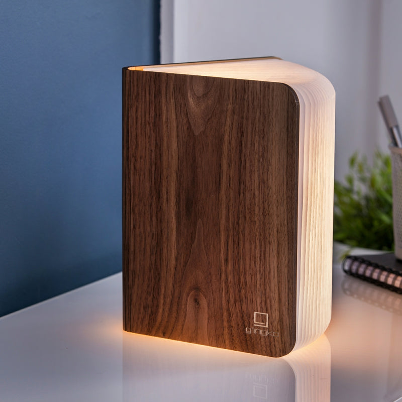 Buy Gingko Large Smart Book Light Walnut About Living