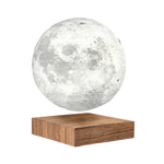 Smart Rotating Moon Lamp | Walnut