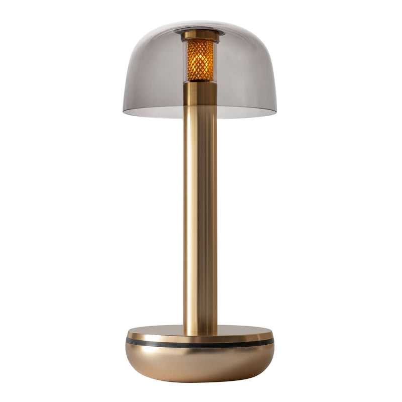 Humble Two Smoked Gold Table Light