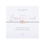 A Little 'Beautiful Friend' Bracelet | Silver & Rose Gold Plated