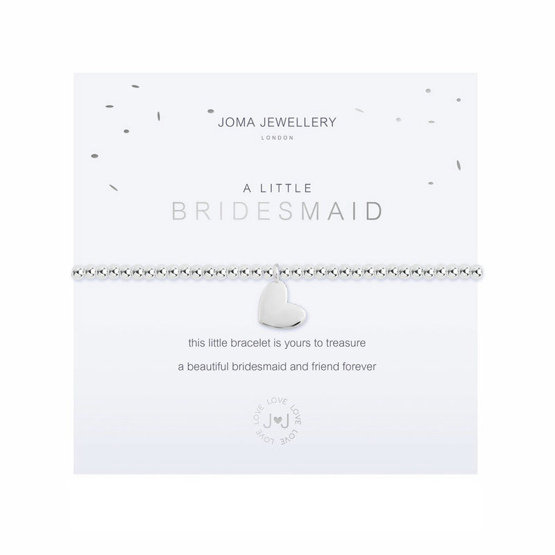 A Little 'Bridesmaid' Bracelet | Silver Plated