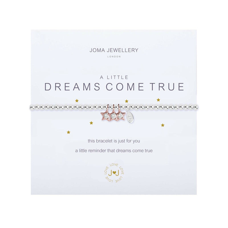 A Little 'Dreams Come True' Bracelet | Silver & Rose Gold Plated