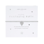A Little 'Fantastic Fifty' Bracelet | Silver Plated