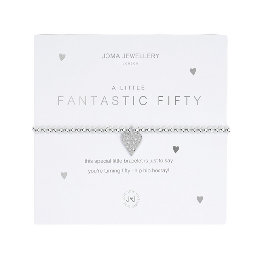 A Little 'Fantastic Fifty' Bracelet | Silver Plated