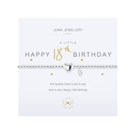 A Little 'Happy 18th Birthday' Bracelet | Silver Plated