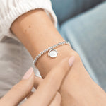 A Little 'Hip Hip Hooray It's Your Birthday' Spinning Bracelet | Silver Plated