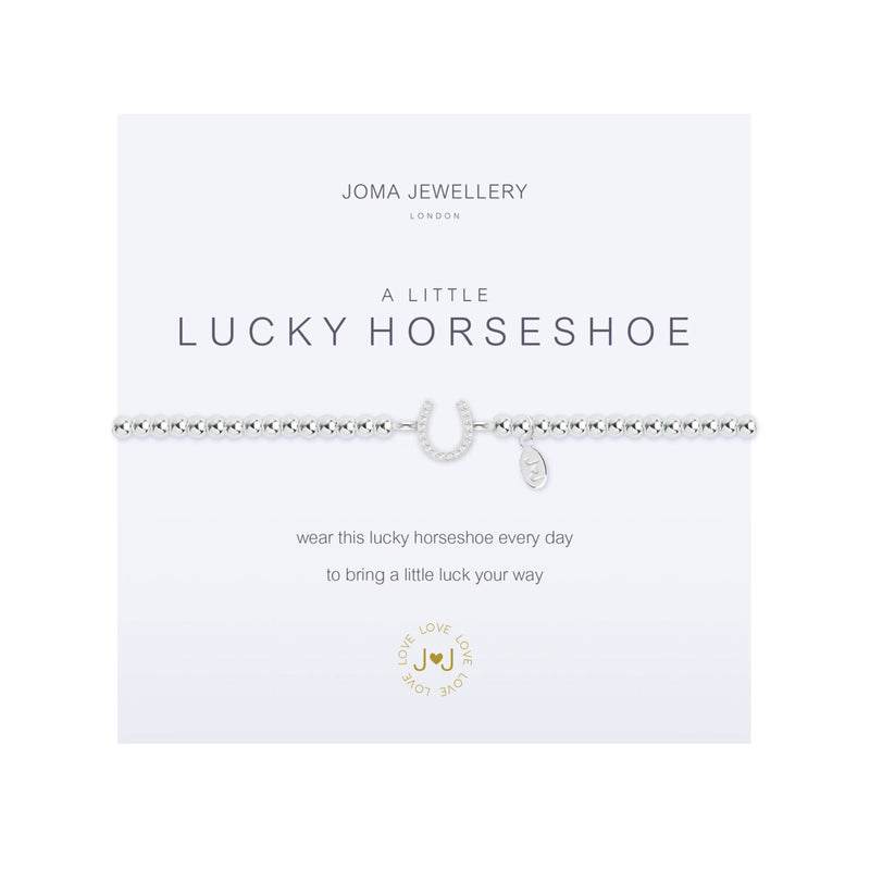 A Little 'Lucky Horseshoe' Bracelet | Silver Plated