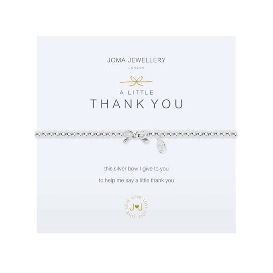 A Little 'Thank You' Bracelet | Silver Plated