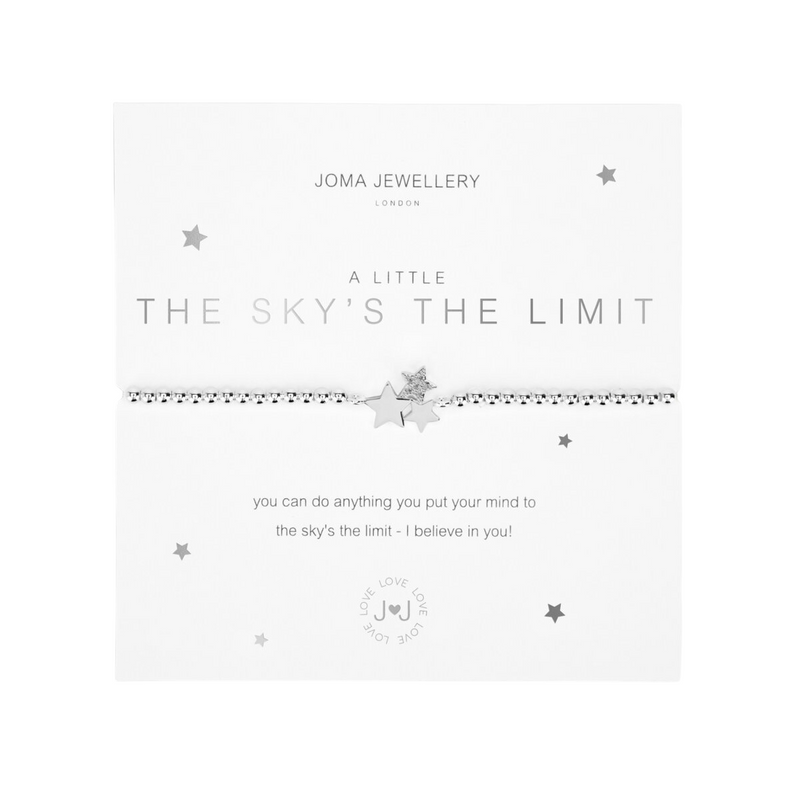A Little 'The Sky's The Limit' Bracelet | Silver Plated