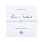 A Wee 'Flower of Scotland' Bracelet | Silver Plated