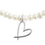Bridal 'Bride To Be' Bracelet | Silver Plated with Mother of Pearl