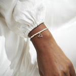 Bridal 'Bride To Be' Bracelet | Silver Plated with Mother of Pearl