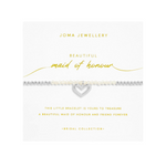 Bridal 'Maid Of Honour' Bracelet | Silver Plated with Mother of Pearl