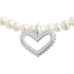 Bridal 'Maid Of Honour' Bracelet | Silver Plated with Mother of Pearl