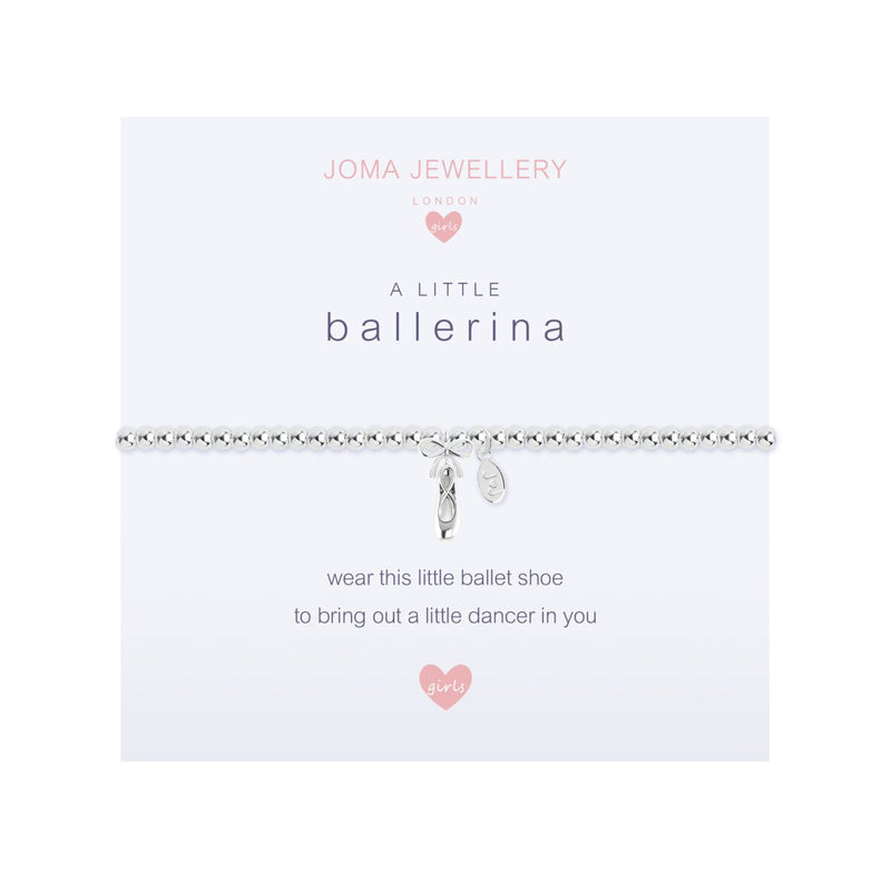 Children's A Little 'Ballerina' Bracelet | Silver Plated