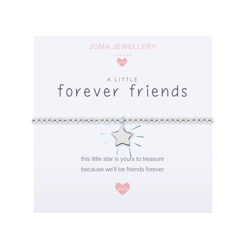Children's A Little 'Forever Friends' Bracelet | Silver Plated