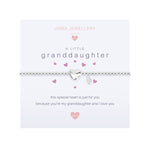 Children's A Little 'Granddaughter' Bracelet | Silver Plated