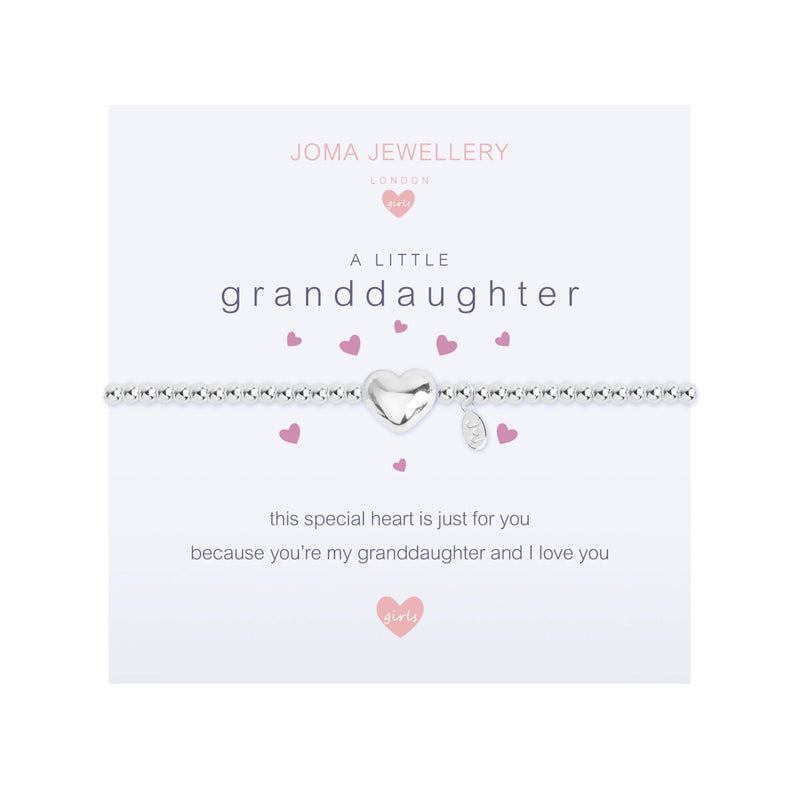 Children's A Little 'Granddaughter' Bracelet | Silver Plated