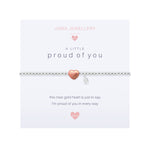 Children's A Little 'Proud Of You' Bracelet | Silver & Rose Gold Plated