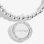 'Darling Daughter' Celebration Bracelet Set | Silver Plated | 3 Piece