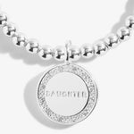 'Darling Daughter' Celebration Bracelet Set | Silver Plated | 3 Piece