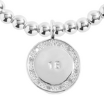 'Happy 18th Birthday' Celebration Bracelet Set | Silver Plated | 3 Piece