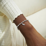 Life's A Charm 'Feathers Appear When Loved Ones Are Near' Bracelet | Silver Plated